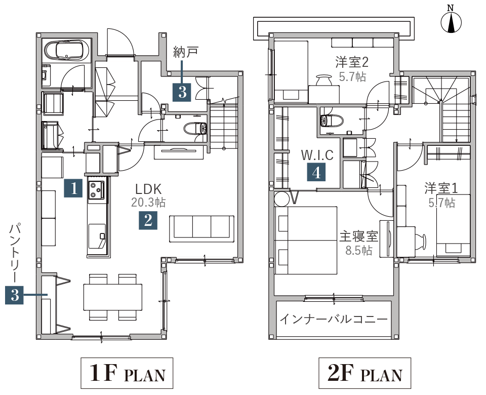 NF_004の間取りイメージ1F