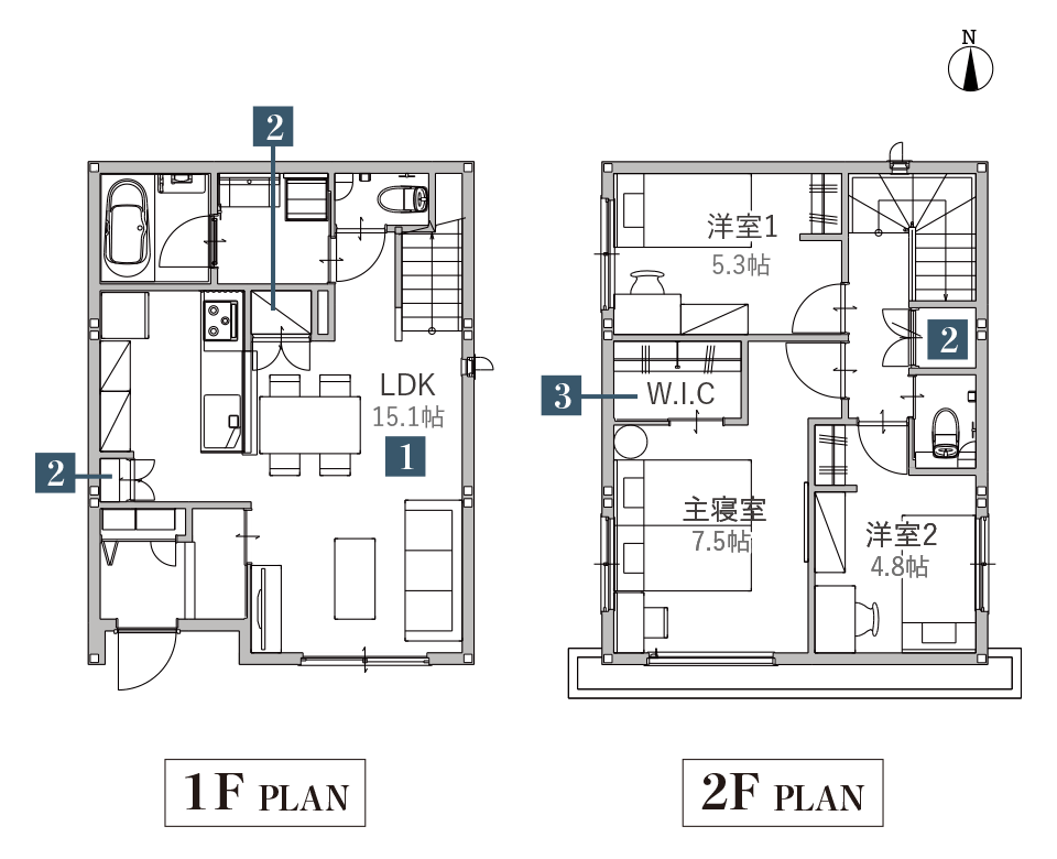 SF_004間取りイメージ1F