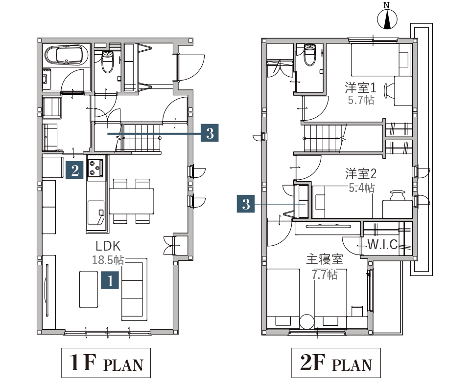 EWF_004間取りイメージ1F