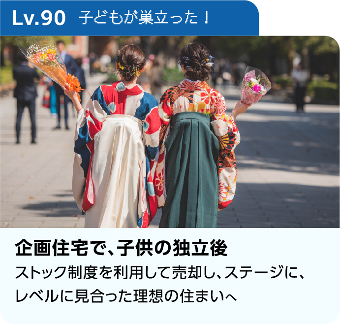 Lv.90 子供が巣立った！